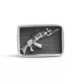 A2 Mens Titanium Sons of Anarchy Biker Rings - Biker Jewelry for Him - Cool Gifts for Motorcycle Enthusiast