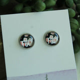 Fuck Floral Stud Earring for Her - Dainty and Fun Cuss Word Swear Word Gifts