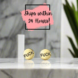 brass fuck earring stud for women for men unisex earring cute stud earrings high quality brass bachelorette gift feminine slut jewelry fashion jewelry for her earrings sexy minimalist simple stud hypoallergenic club divorcee mid life crisis gag gift white elephant inappropriate classy sassy discreet unconventional fast shipping free shipping gifts for her sister mom best friend bff awesome earrings profanity cunt unusual liberal