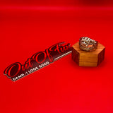 Bold Tribal Lion Head Biker Ring for Men – Heavy-Duty Surgical Grade Stainless Steel and Titanium Jewelry