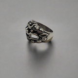 Bold Tribal Lion Head Biker Ring for Men – Heavy-Duty Surgical Grade Stainless Steel and Titanium Jewelry