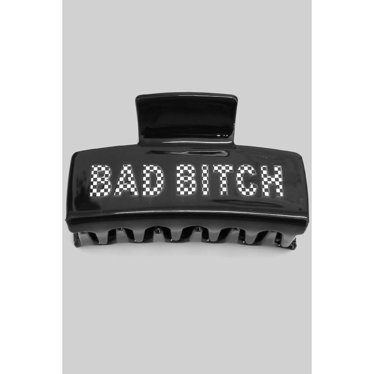 Bold Fuck Off  Bad Bitch Hair Clip - Edgy & Fearless Statement Accessory in Black or White - Bachelorette Gift
