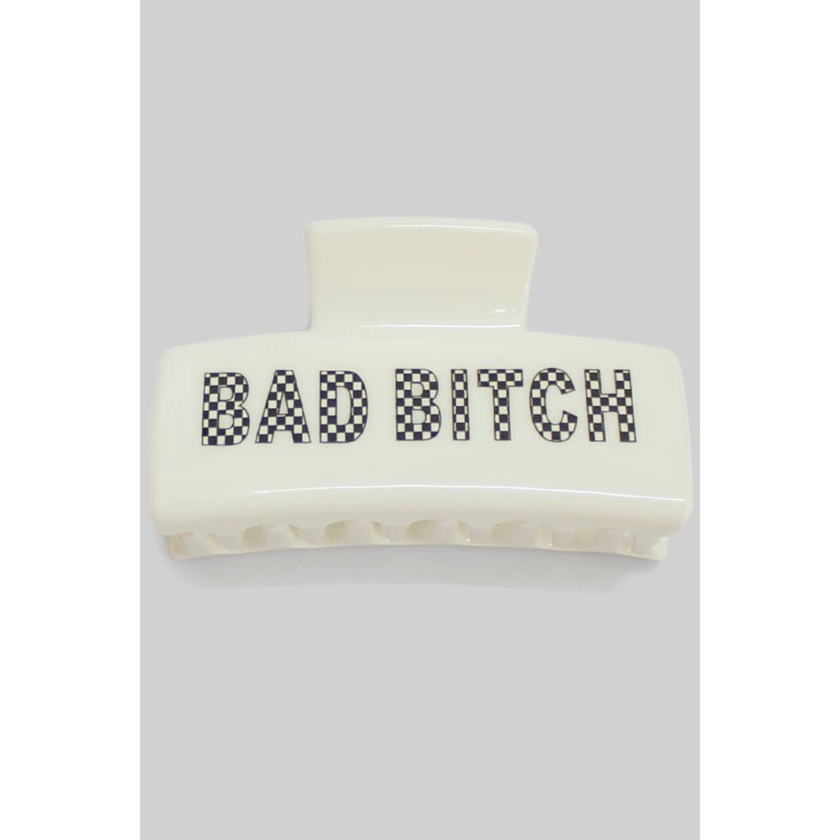 Bold Fuck Off  Bad Bitch Hair Clip - Edgy & Fearless Statement Accessory in Black or White - Bachelorette Gift