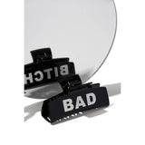 Bad Bitch Bundle - Hair Clip, Ring, Stud Earrings in Brass - Edgy, Bachelorette or Bridesmaid Gifts