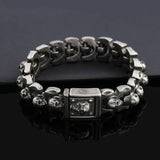 men's Viking skull bracelet