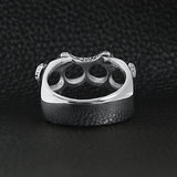 Men's Stainless Steel Polished Brass Knuckle Duster Ring - Bold Statement - Men's Gifts - Biker Rings