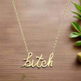Bad Bitch Bundle - Hair Clip, Ring, Stud Earrings in Brass - Edgy, Bachelorette or Bridesmaid Gifts