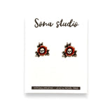 Ghost Flower Earrings