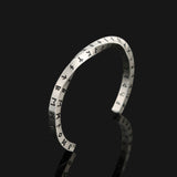 Vintage Rune Bracelet - Antique Silver Cuff for Men & Women, Viking Celtic Biker Jewelry, High-Quality Stainless Steel