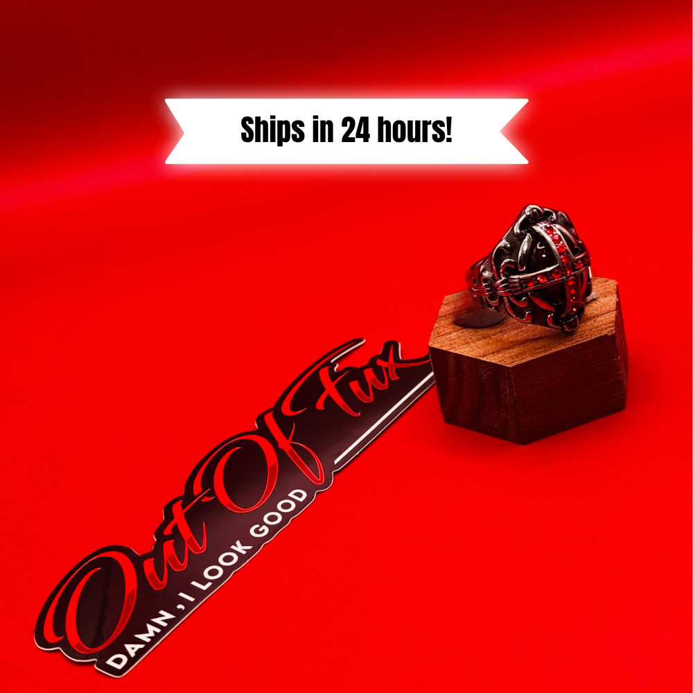 mens bold viking style biker ring with red gemstone cubic zirconia detailed high quality stainless steel surgical grade titamium hypoallergnic viking cross celtic style retro vintage retro ring for motorcycle harley davidson indian motorcycle company riders 