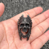 blackened stainless steel skull ring celtic gothic bold biker jewelry mens statement ring viking style mens rings gift unleash rebellious spirit rugged biker-inspired piece perfect for making a statement durable titanium steel 316L stainless steel edgy style long-lasting quality ideal for adventure-seekers bikers embracing individuality adventure and manly defiance touch of attitude standout accessory
