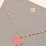 Alternative Statement Necklace Candy Heart Gold Plated Steel Studs Punk Rock Style Jewelry Modern Fashion Accessory Edgy Design Collection Rebel Style Statement Piece Unique Gift Idea Feminist Fashion Essential Bold Fashion Statement Contemporary