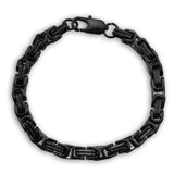 black mens bracelet byzantine vintage viking masculine high quality heavy duty mens jewelry mens fashion black bracelet cuff links rockabilly celtic scottish barbarian style rock metal heavy metal punk goth gothic jewelry thick metal chunky motorcycle harley davidson HD biker club style motorcycle club indian bagger motorcycle cool gift for dad brother boyfriend husband masculine manly modern warrior military bad ass