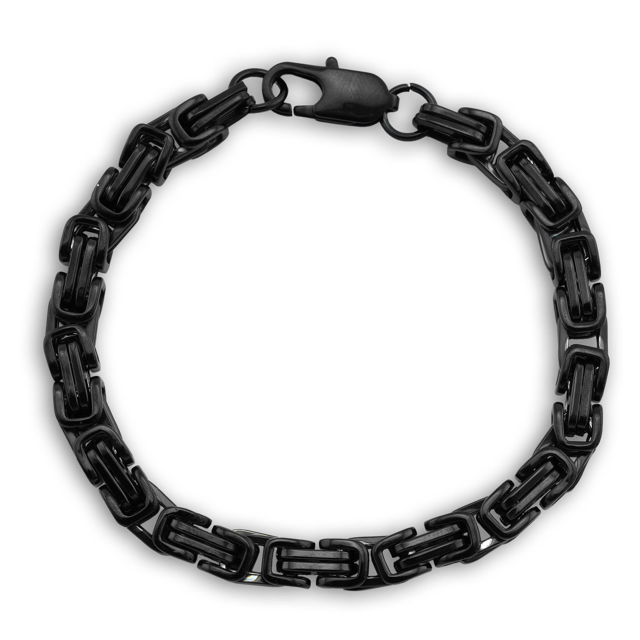 black mens bracelet byzantine vintage viking masculine high quality heavy duty mens jewelry mens fashion black bracelet cuff links rockabilly celtic scottish barbarian style rock metal heavy metal punk goth gothic jewelry thick metal chunky motorcycle harley davidson HD biker club style motorcycle club indian bagger motorcycle cool gift for dad brother boyfriend husband masculine manly modern warrior military bad ass