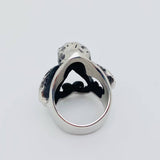 mens octopus kraken ring motorcycle biker moto enthusiast punk rocker vintage style rockabilly large durable heavy duty mens ring high quality gift for him for dad for bother for boyfriend for husband unique ring mens jewelry style for men band statement ring for men manly masculine ring jewelry for him fashion jewelry for men chunky rings for men sterling silver stainless steel titanium ring davy jones pirate ring johnny depp skull viking celtic barbarian style club style