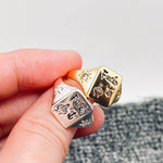 fuck it cursive ring for men women unisex small cubic zirconia middle finger ring band swear words cuss words subtle slightly inappropriate fuck it cursive ring band star CZ ring jewelry for her fashion jewelry rings for women womens rings womens bands fashion ring jewelry ring costume jewelry cheap jewelry slut rings slut jewelry bad mama jewelry rings gifts for her bachelorette gift gag gift funny gift white elephant unique edgy inappropriate biker woman motorcycle female rider rebellious