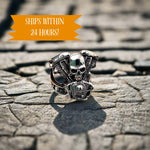 Mens Biker Rings HD MC Biker Motorcycle Mens Rings Gifts for Him Punk Alternative Motorcycle Rings for Men Jewelry Fast Free Shipping mens fashion rings rings for him gifts for biker rocker high quality biker ring variety motorcycle style biker moto motobike mc club hells angels mens bands rings for him sterling silver titanium thick bands large size rings gold dark silver black silver harley davidson motor company hd harley biker skull warrior chunky ring V-twin M8 gear head motorhead mechanic
