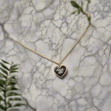 Alternative Statement Necklace Candy Heart Gold Plated Steel Studs Punk Rock Style Jewelry Modern Fashion Accessory Edgy Design Collection Rebel Style Statement Piece Unique Gift Idea Feminist Fashion Essential Bold Fashion Statement Contemporary