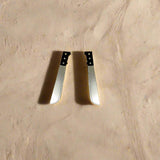 Horror Theme Knife Earrings Gothic Statement Jewelry Handmade Alternative Fashion Pieces Surgical Steel Posts Multiple Size Options Black Silver Design Punk Rock Style Edgy Accessories Collection Dark Fashion Statement Unique Gift Ideas