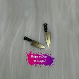 Weapon Knife Earrings for Goth Punk Jewelry Motorcycle Weapon Accessories Alternative Metal Jewelry Handmade Gift Horror Flick Statement