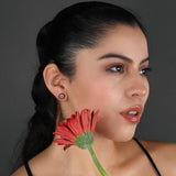 fuck that oh shit swear word cuss word earrings resin handmade stainless steel hypoallergenic womens jewelry womens earrings sassy rebellious bold statement classy inappropriate subtle fashion jewelry for her gifts for her dainty earrings demure earrings earrings for mom sister bachelorette party best friend BFF gift galentine day valentines day birthday