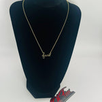 Fuck Script Necklace in Silver - 18K Gold Stainless Steel 16" Bachelorette Party Gift - Inappropriate Swear Word Jewelry Charm Minimalist