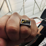 Bold Pistol Revolver Design Stainless Steel Motorcycle Ring Unisex Ring - High Quality Stainless Steel Ring