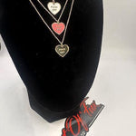Fuck Off Candy Heart Charm Necklace - Brass Pendant 16" Chain Multiple Colors Gifts for Women Womens Jewelry Fast Free Shipping Valentines