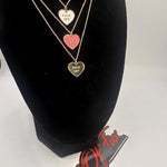 Fuck Off Candy Heart Charm Necklace - Brass Pendant 16" Chain Multiple Colors Gifts for Women Womens Jewelry Fast Free Shipping Valentines
