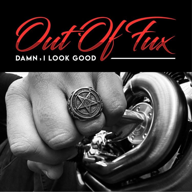 Men's Stainless Steel Pentagram Biker Motorcycle Ring for Him - High Quality Ring Satanic Dark Style Ring