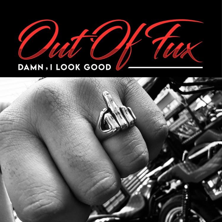 F*ck Off Ring - Middle Ring Titanium Mens Ring Stainless Steel Tarnish-proof Ring for Biker Goth Gift for Him with Free Shipping