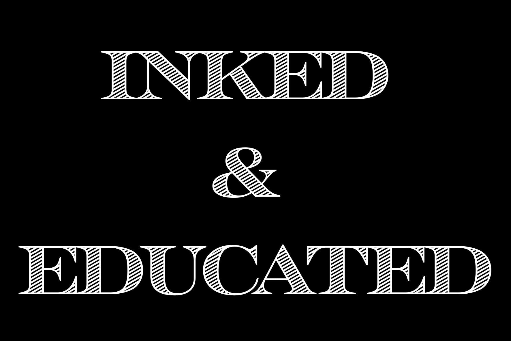 Funny Tattoo Stickers Set with Hot Dads Inked and Educated Designs Waterproof Vinyl Black White Artwork Tacos and Boobs Theme Durable Adhesive Perfect Gift Choice Laptop Water Bottle Decoration Alternative Art Collection