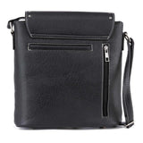 Western Crossbody Purse: Faux Leather Cowgirl Bag with Cross and Studs