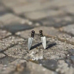 Weapon Knife Earrings for Goth Punk Jewelry Motorcycle Weapon Accessories Alternative Metal Jewelry Handmade Gift Horror Flick Statement